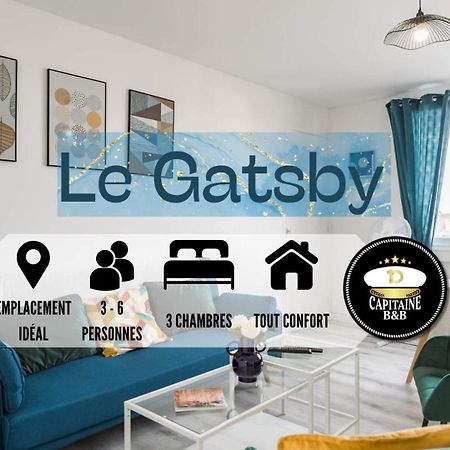 Le Gatsby - 3 Chambres - Centre-Ville Troyes Esterno foto