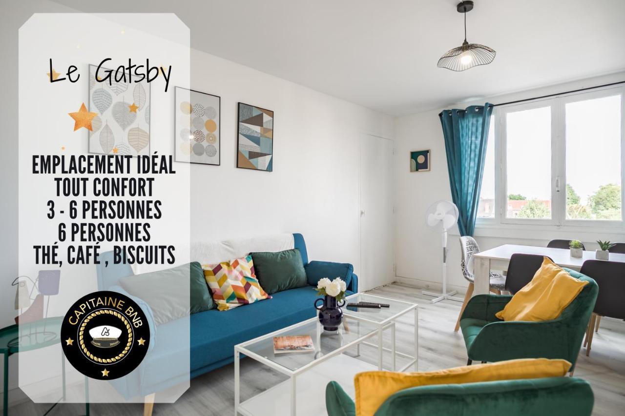 Le Gatsby - 3 Chambres - Centre-Ville Troyes Esterno foto
