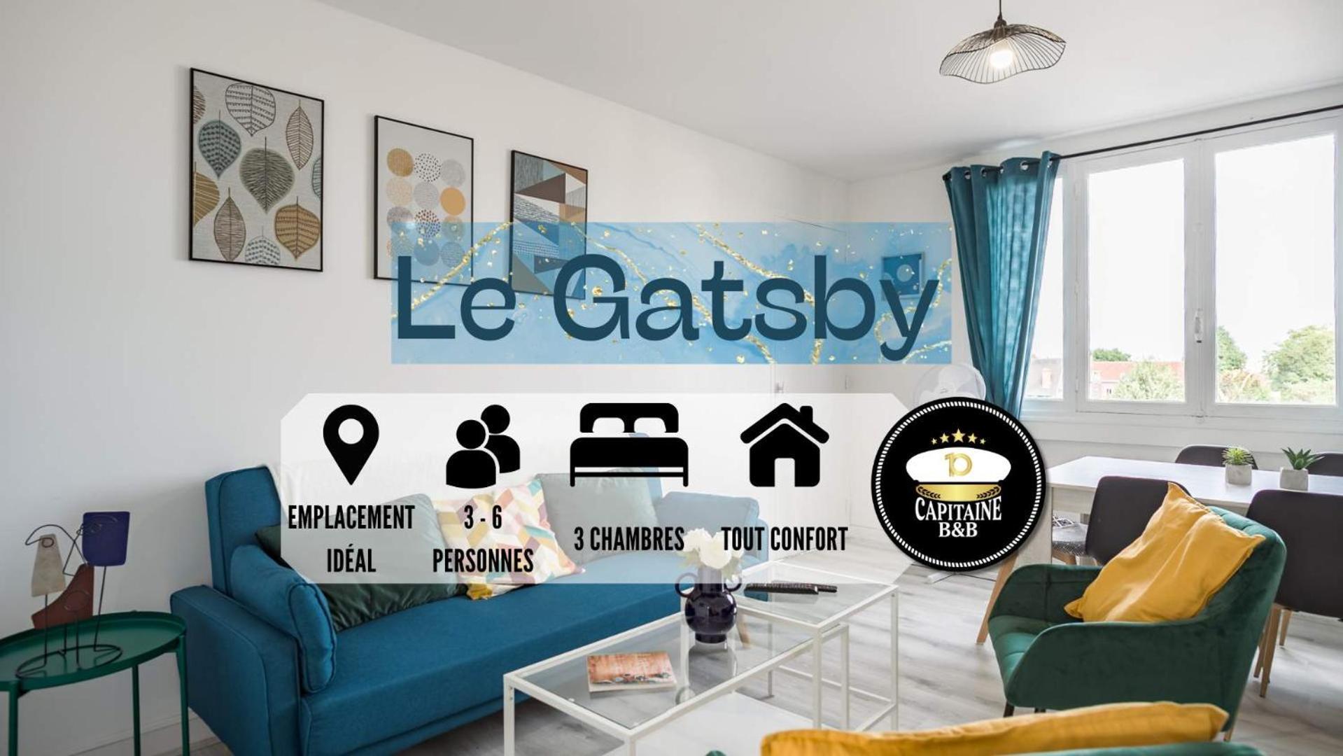 Le Gatsby - 3 Chambres - Centre-Ville Troyes Esterno foto